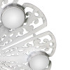 Люстра светодиодная потолочная LED плоская круглая S2444-6